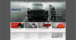 Desktop Screenshot of martysautobody.com